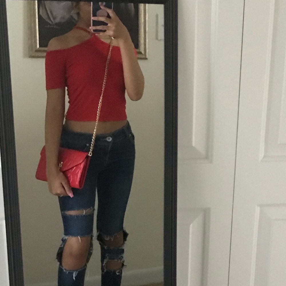 Halter Neck Crop Top - Picture 2 of 5